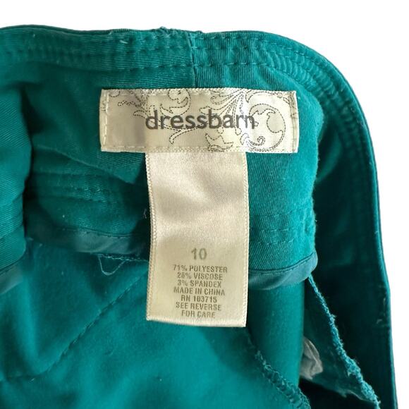 Dress Barn Women’s Teal Dress Pants, Size 10, Pre-owned - Picture 3 of 4
